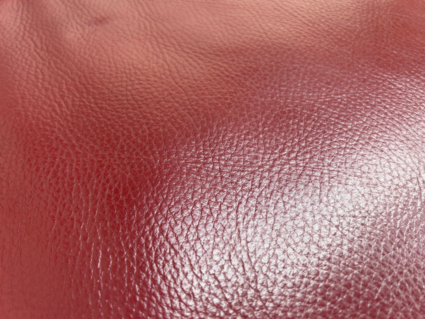 Echt Lederen Rode Hoekbank