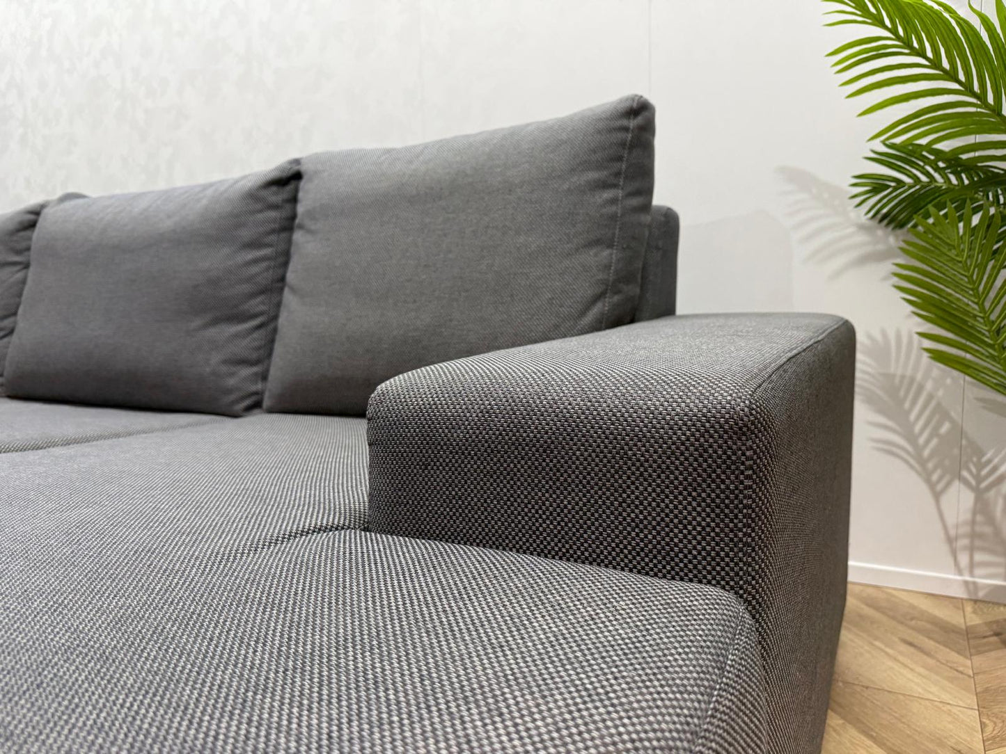 Ruime Grijze U Bank ~ Losse Kussens Met Afneembare Hoezen