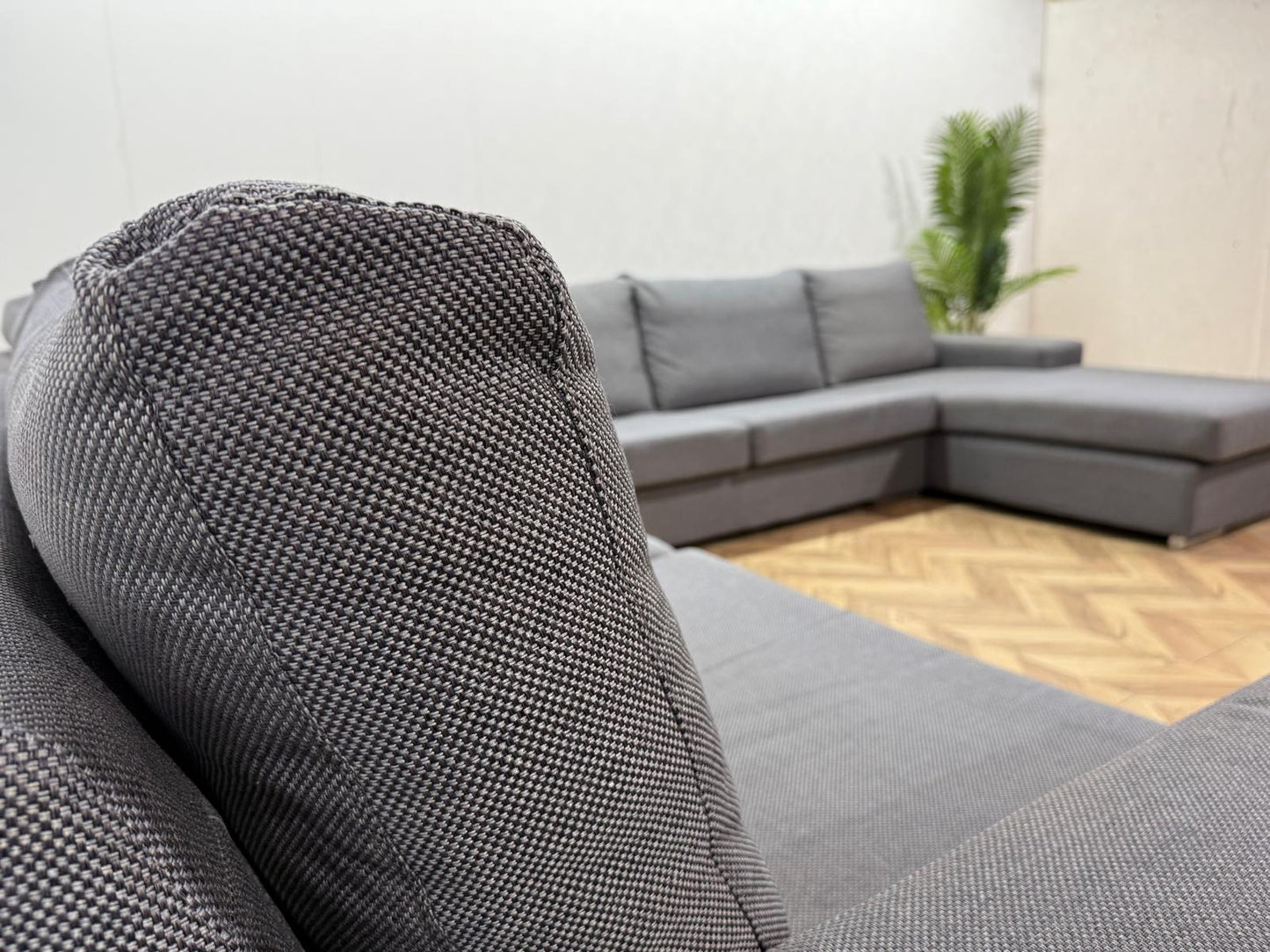 Ruime Grijze U Bank ~ Losse Kussens Met Afneembare Hoezen