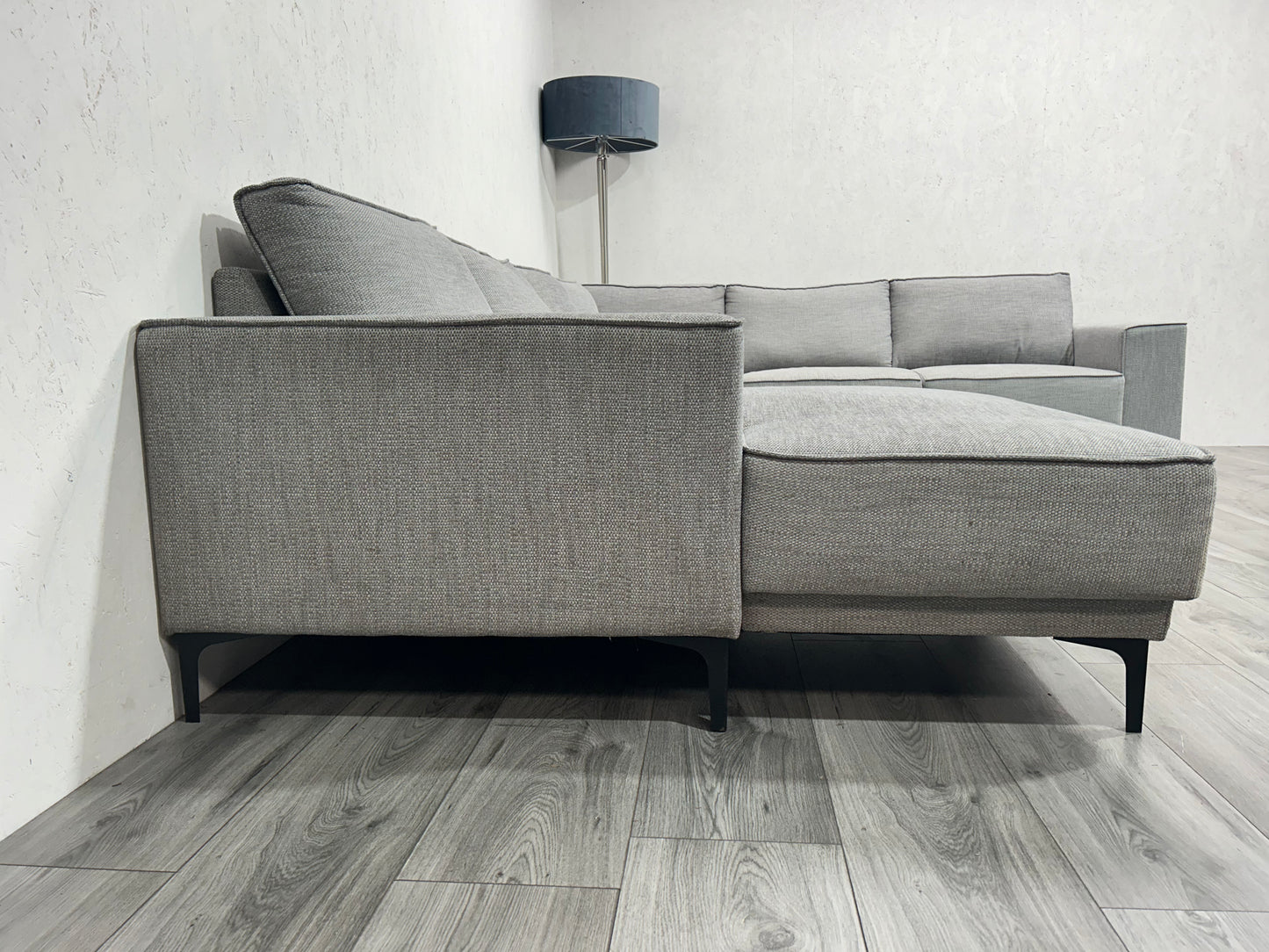 Licht Grijze U Bank ~ Losse Rugkussens Met Afneembare Hoezen