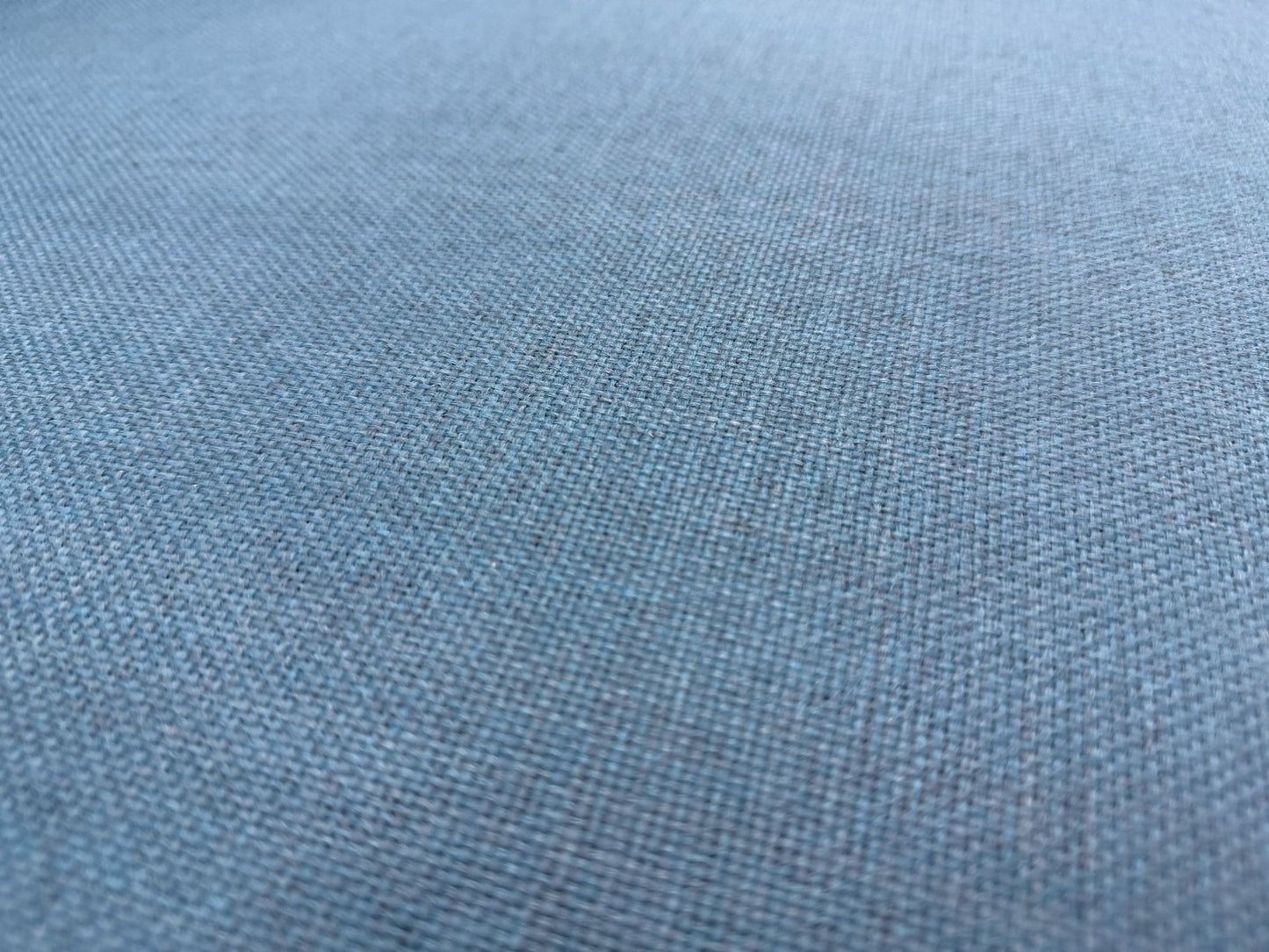 Licht Blauwe Hoekbank ~ Losse Rugkussens Met Afneembare Hoezen