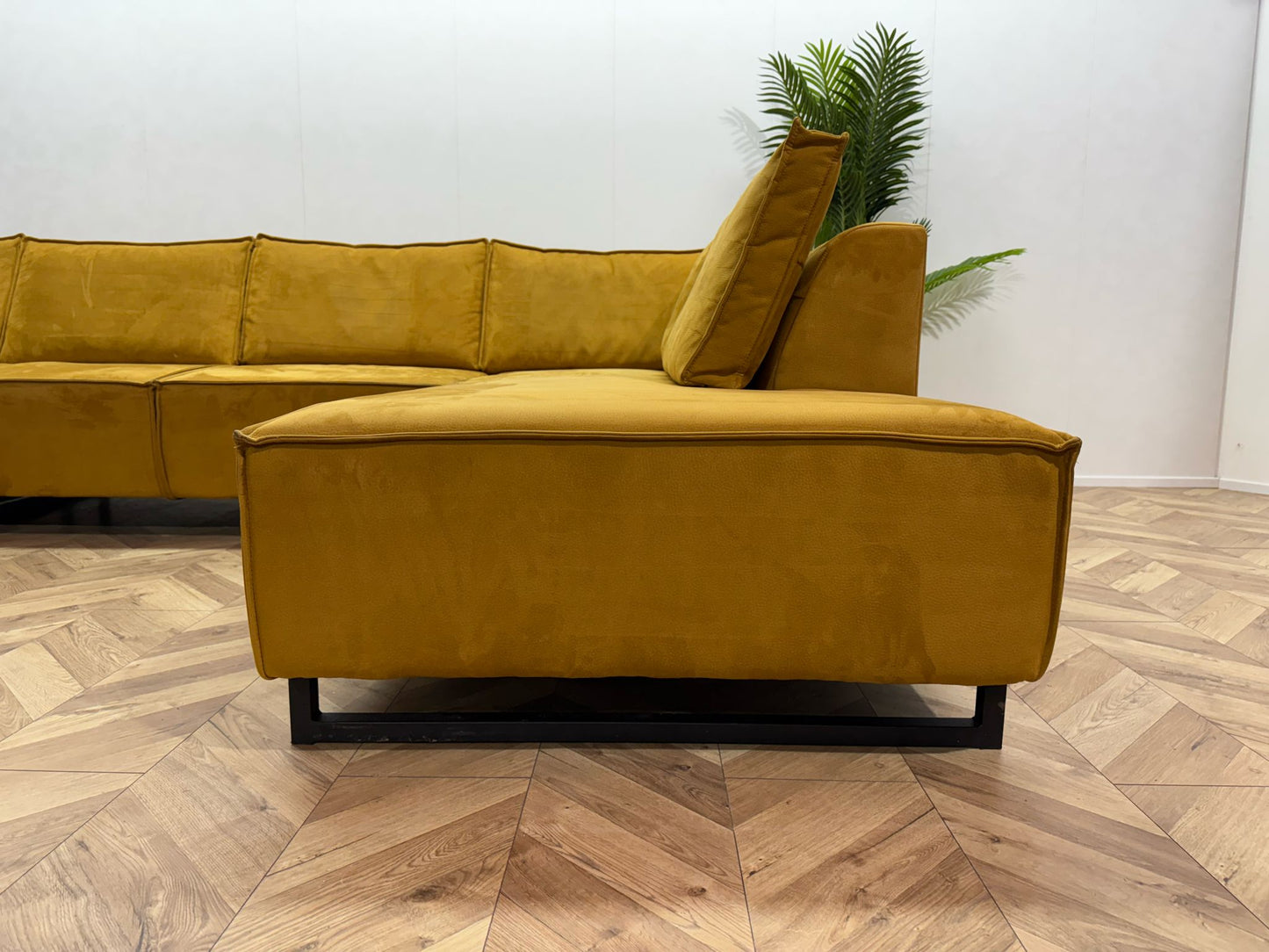 Oker Gele U Bank ~ Losse Rugkussens Met Afneembare Hoezen