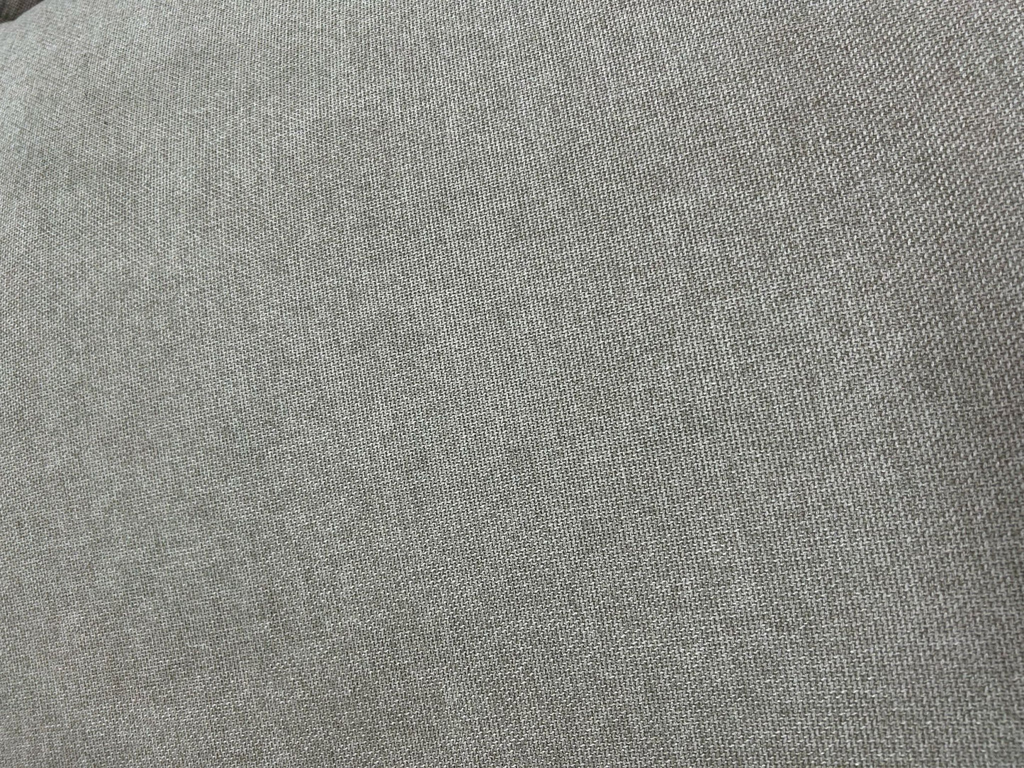 Beige Hoekbank Inc. Hocker ~ Vaste Kussens
