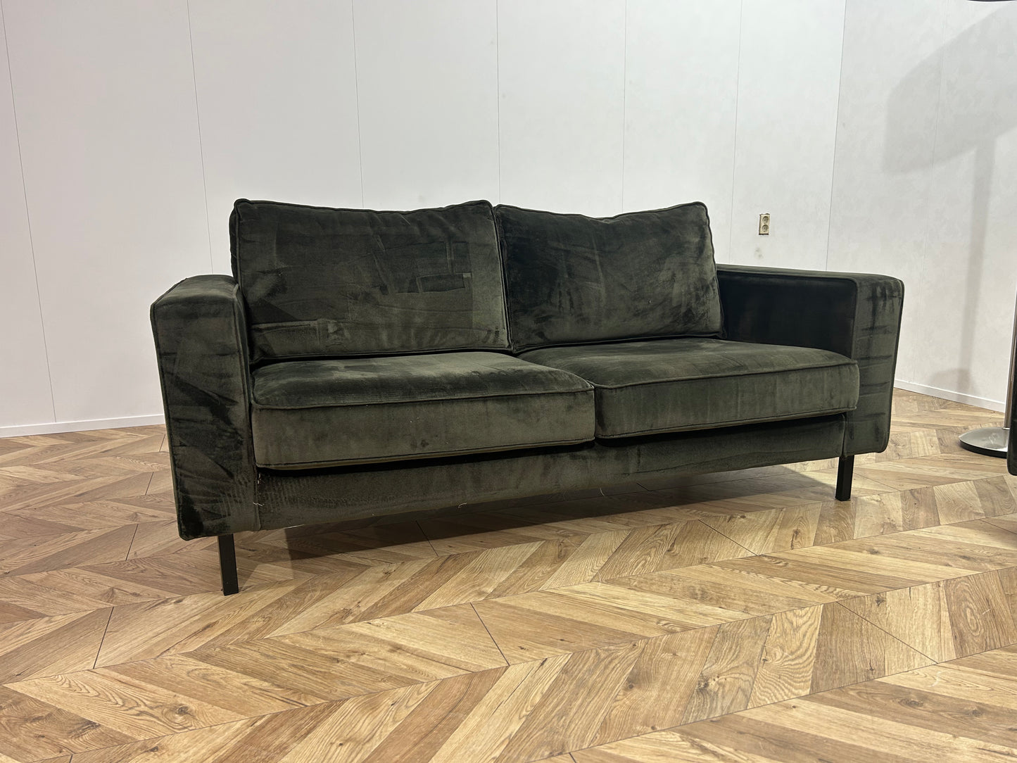 WOOOD Donker Groene Velvet Banken Set ~ Nieuwstaat