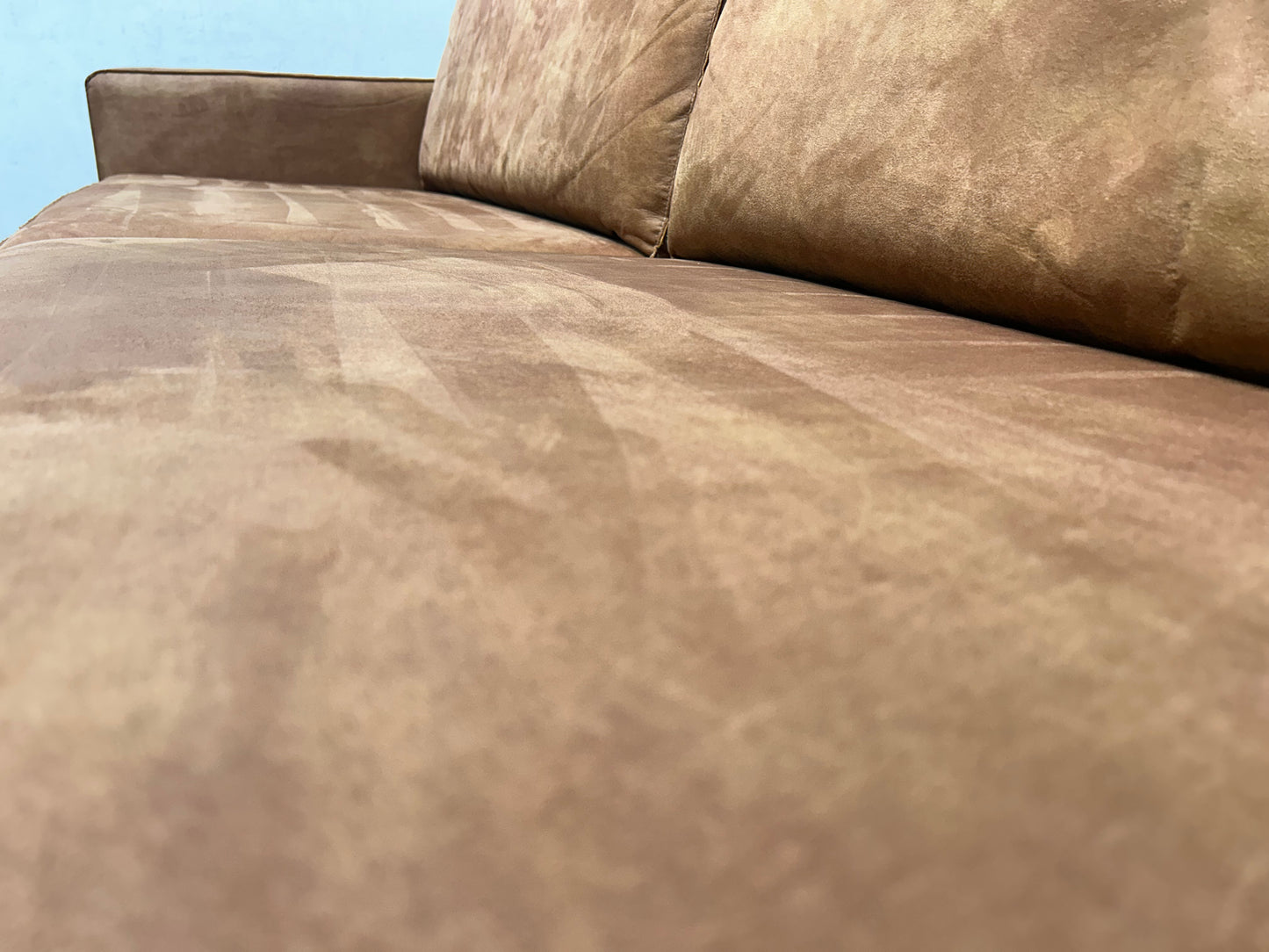 Umix Cognac Bruine 3-Zits Bank ~ Nieuwstaat