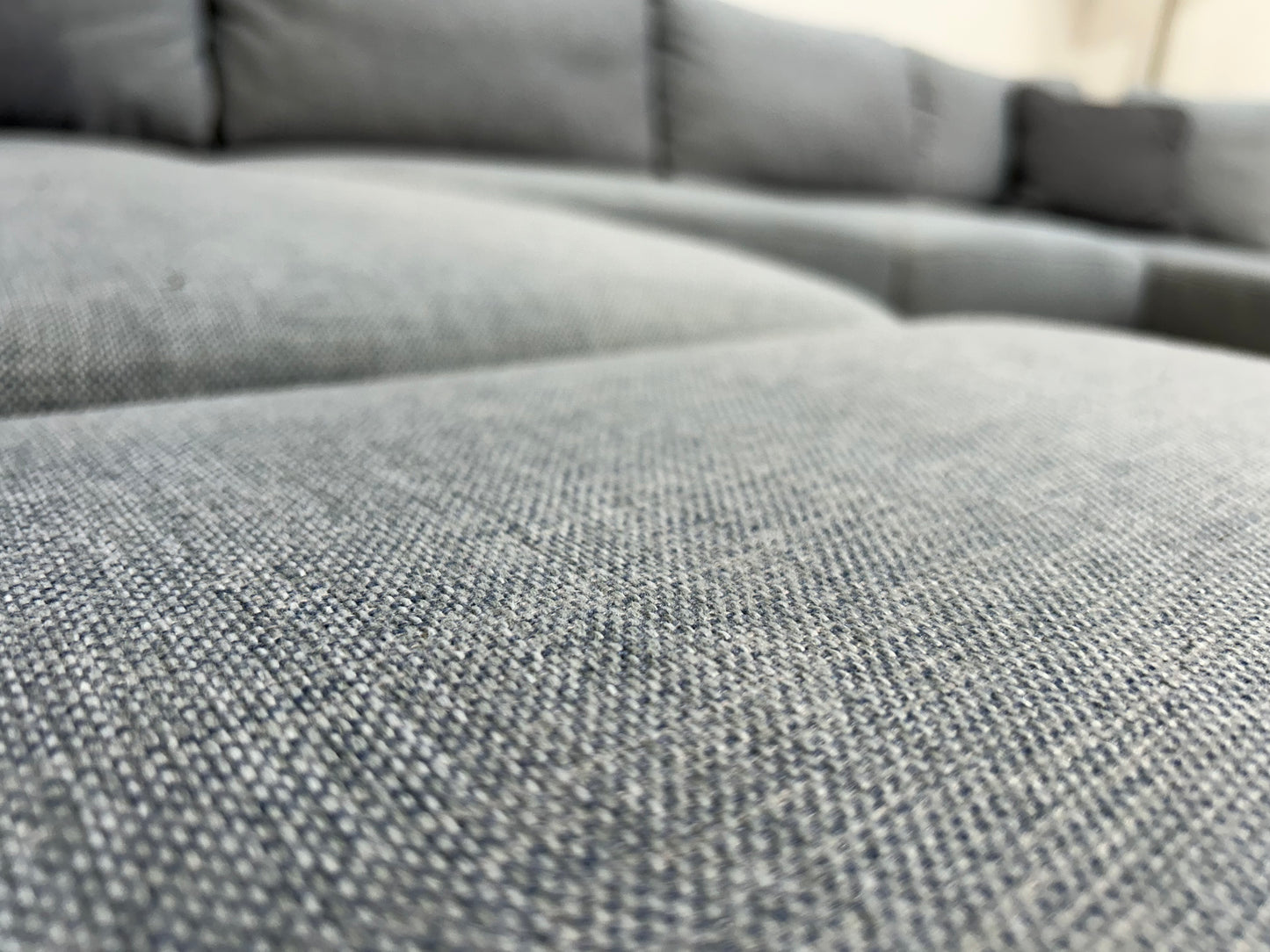 Ruime Licht Grijze U Bank ~ Losse Rugkussens Met Afneembare Hoezen