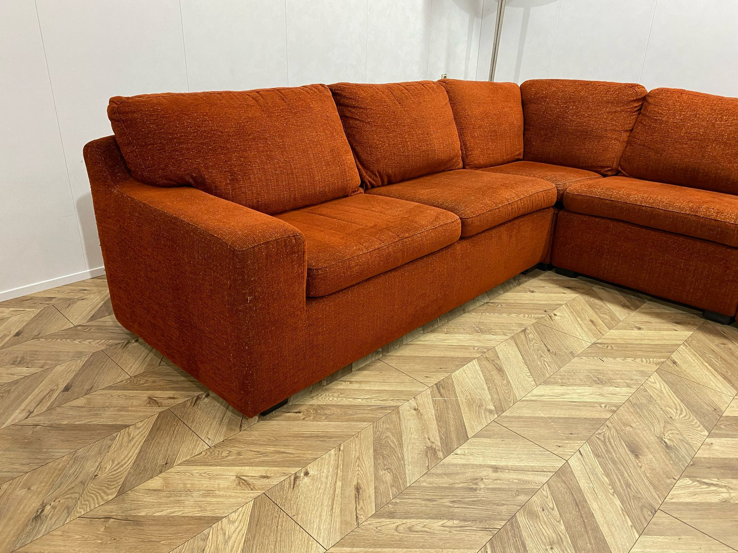 Cognac Bruine U Bank ~ Losse Rugkussens Met Afneembare Hoezen