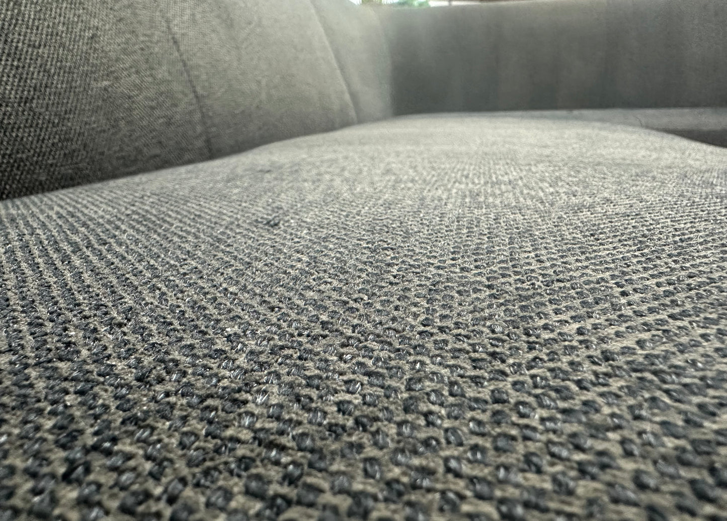 N-Joy Antraciet Hoekbank ~ Vaste Kussens