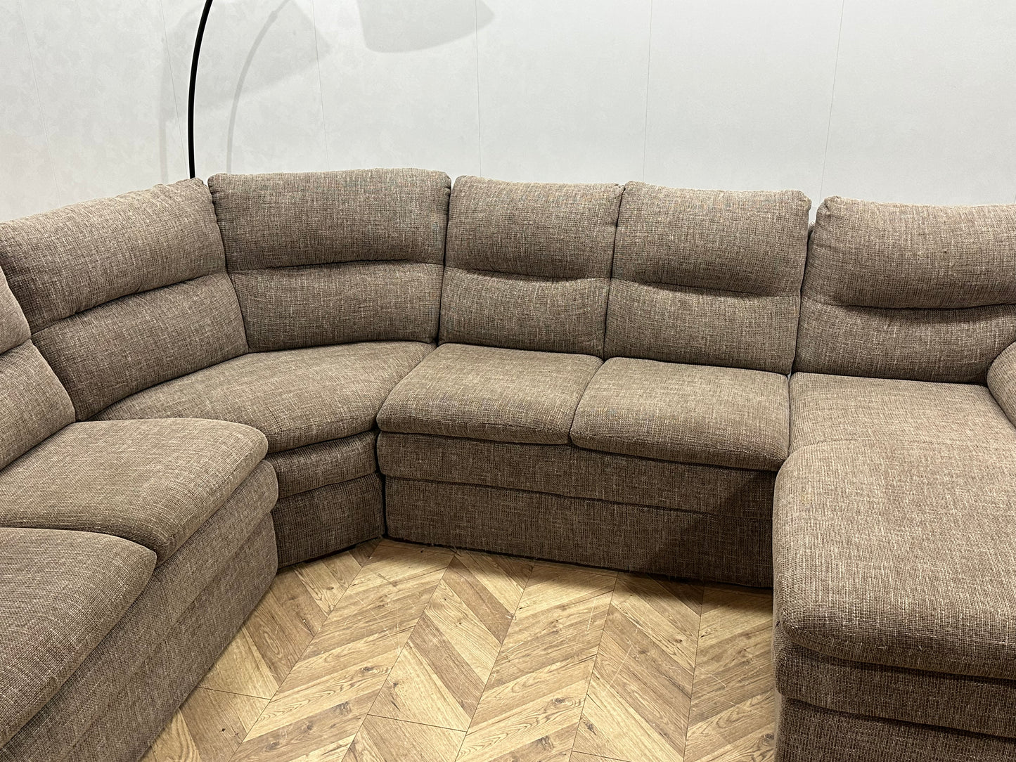 Beige U Bank ~ Vaste Kussens