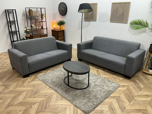 Grijze Banken Set ~ Vaste Kussens