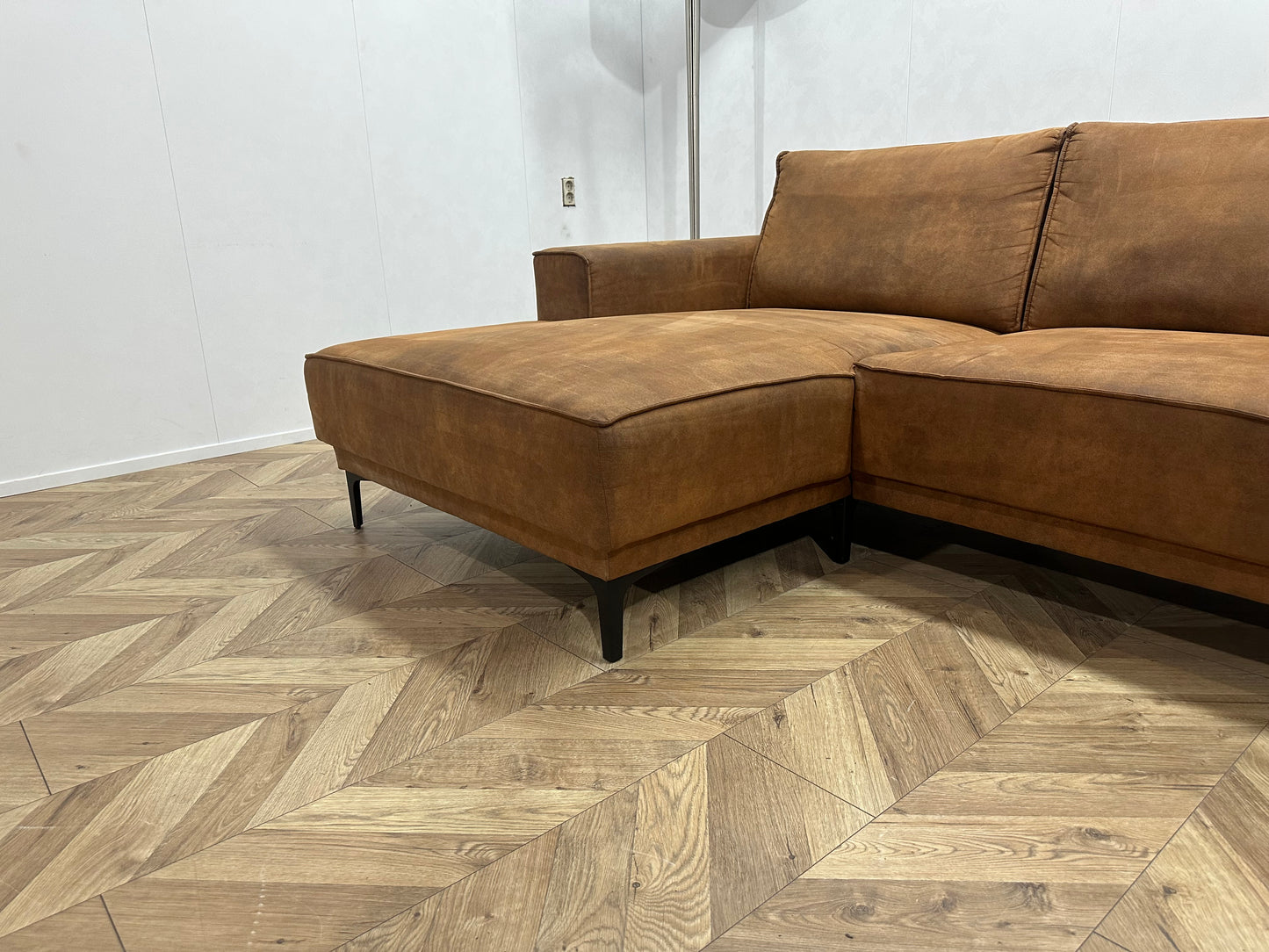 Cognac Bruine U Bank ~ Losse Kussens Met Afneembare Hoezen