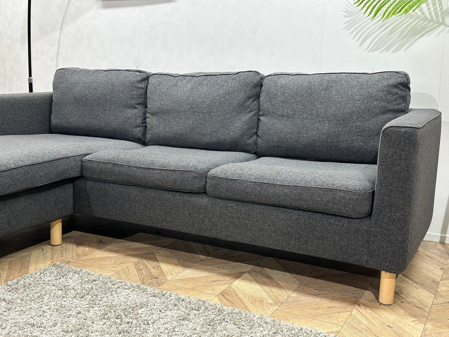 Antraciet Hoekbank ~ Meerdere Opstellingen