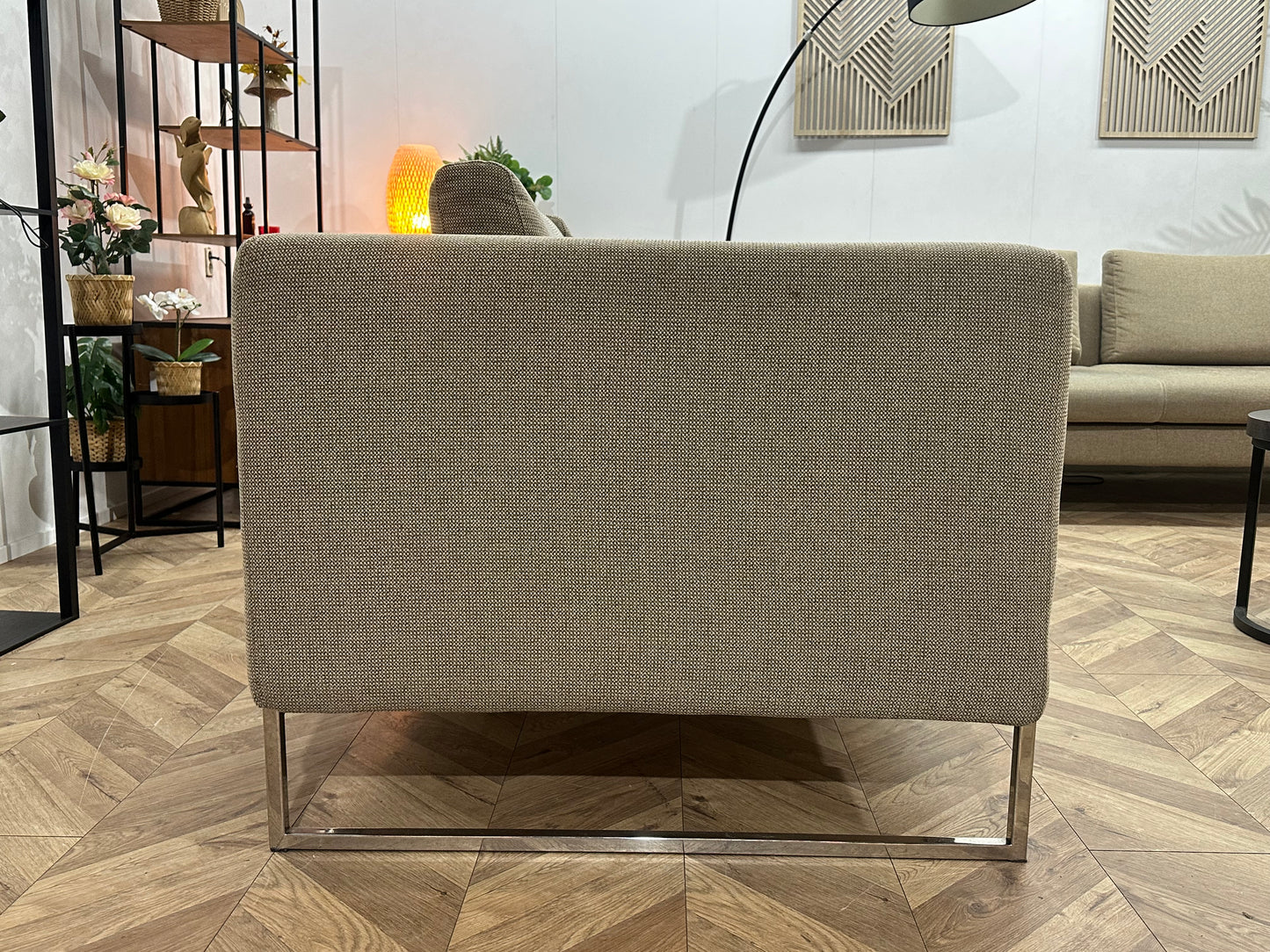 Beige Banken Set ~ Losse Kussens Met Afneembare Hoezen