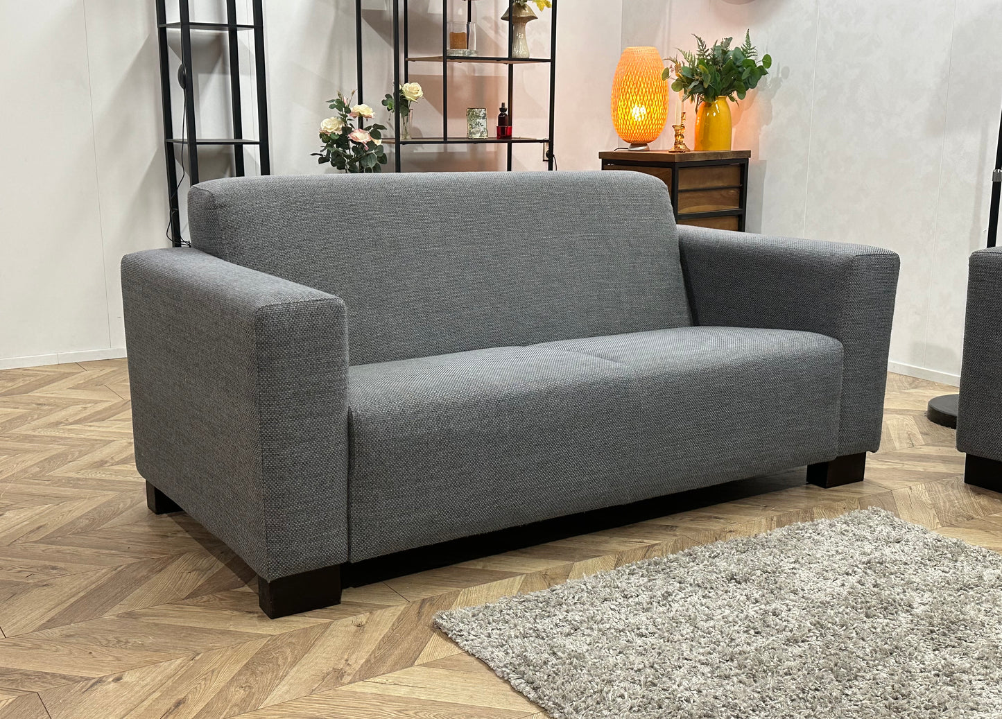 Grijze Banken Set ~ Vaste Kussens