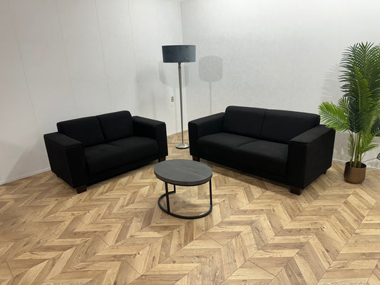 Zwarte Banken Set ~ Vaste Kussens