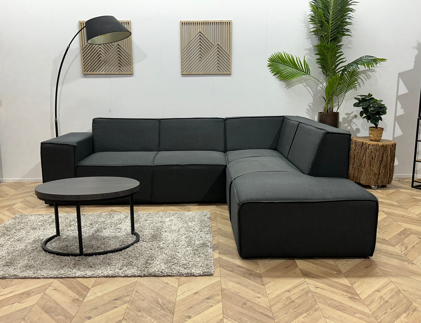 Antraciet Hoekbank ~ Inruilvoordeel
