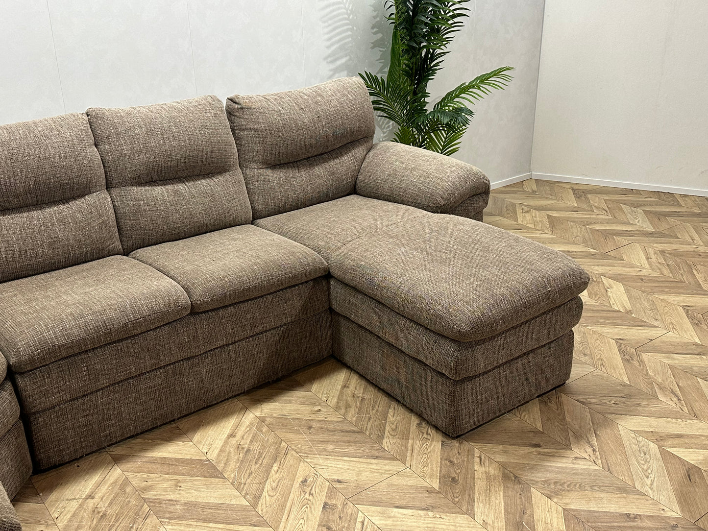 Beige U Bank ~ Vaste Kussens