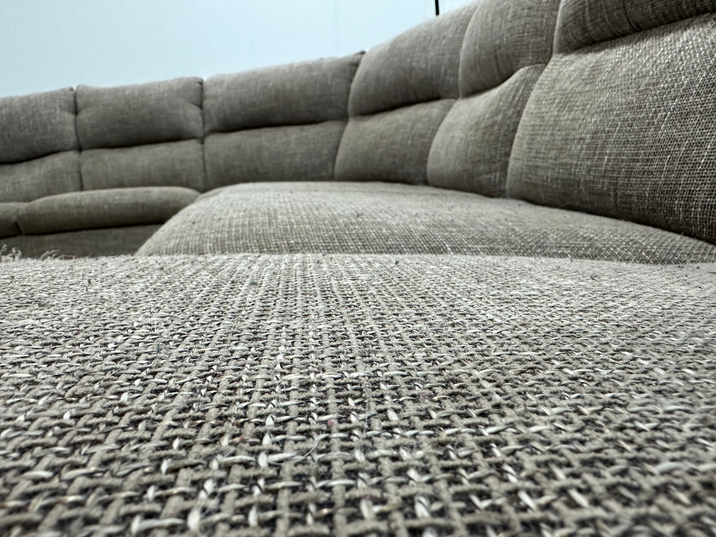 Beige U Bank ~ Vaste Kussens