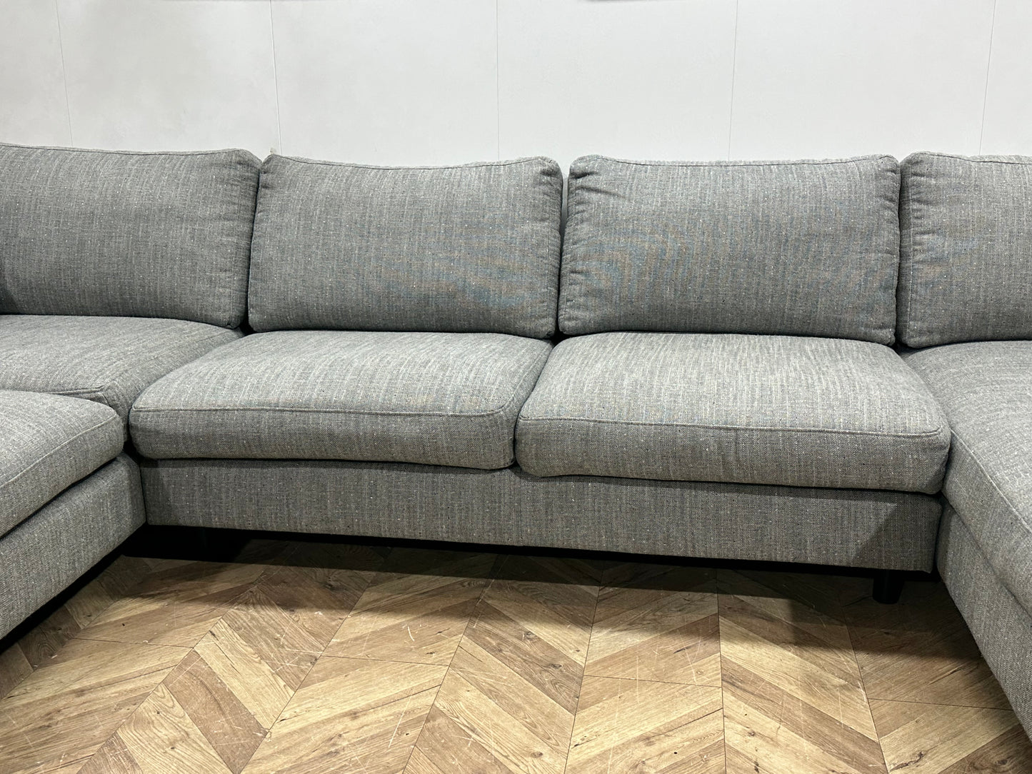 Montèl Licht Grijze U Bank ~ Losse Kussens Met Afneembare Hoezen