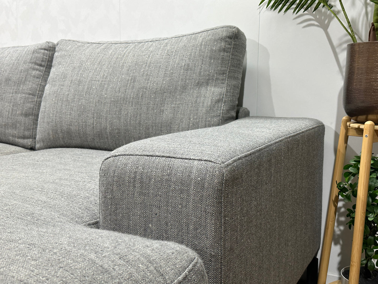 Montèl Licht Grijze U Bank ~ Losse Kussens Met Afneembare Hoezen