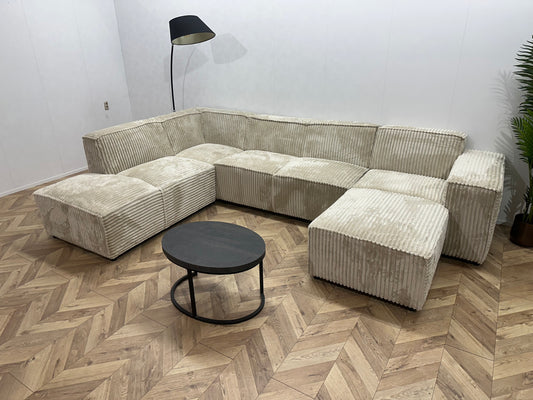 !Showroommodel! Crème Ribstof U Bank