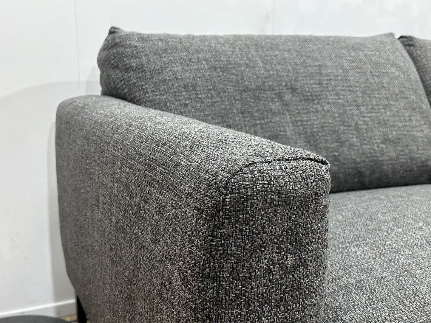 Bert Plantagie Antraciet Design Hoekbank ~ Vaste Kussens