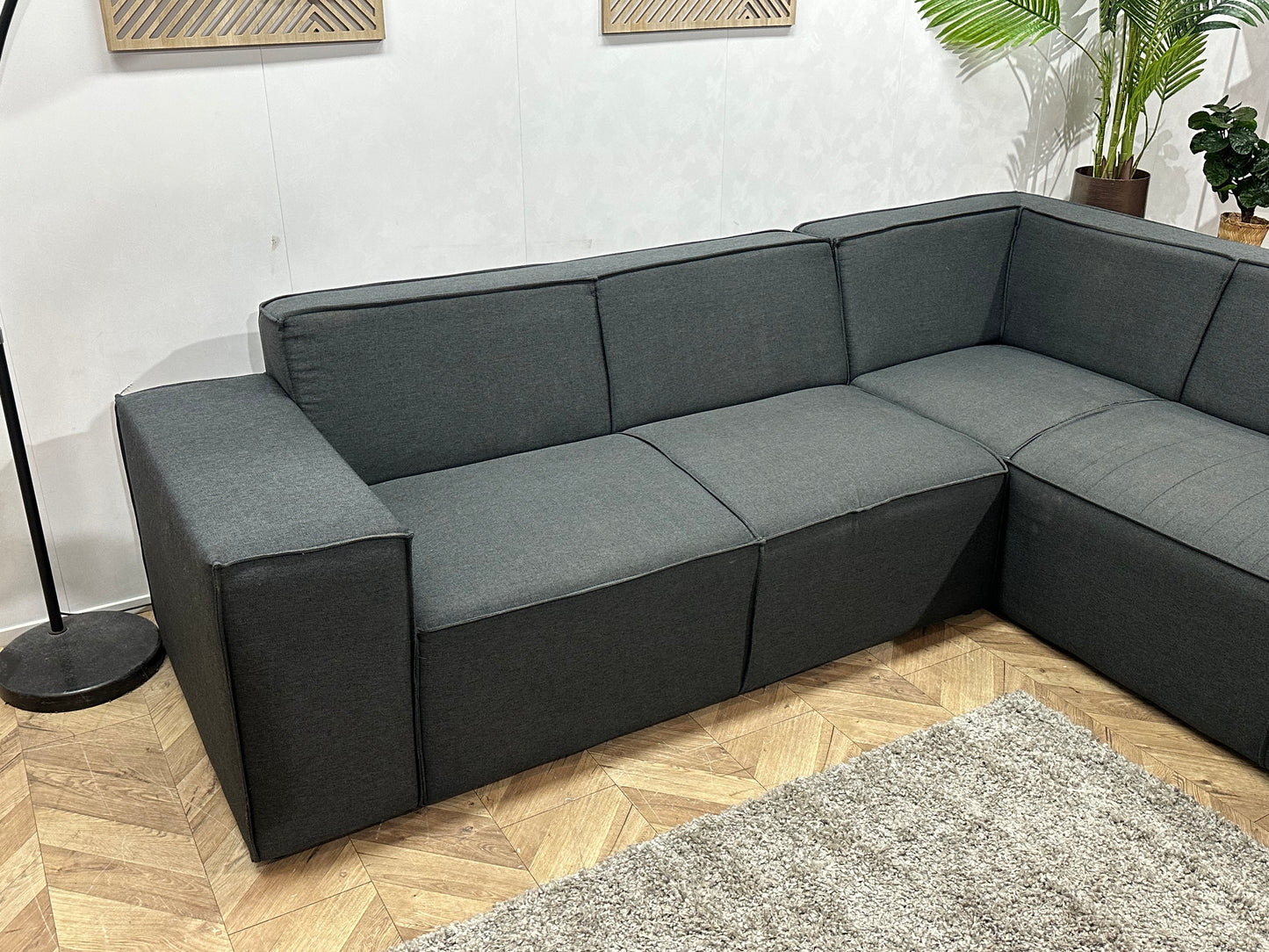 Antraciet Hoekbank ~ Inruilvoordeel