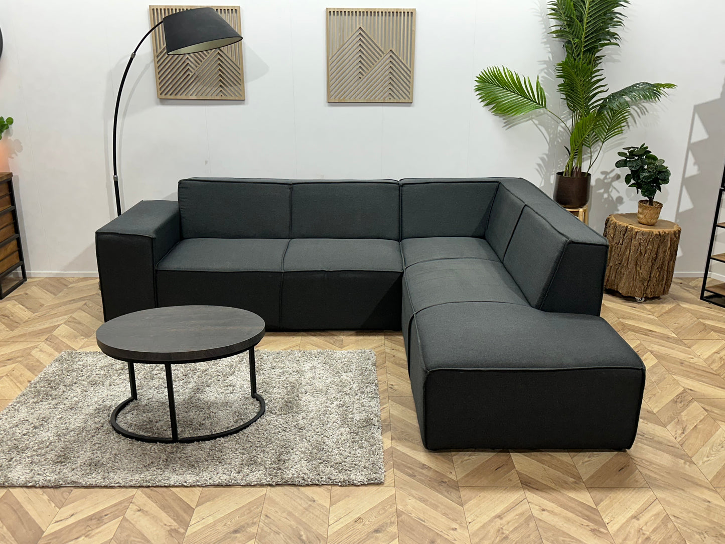 Antraciet Hoekbank ~ Inruilvoordeel