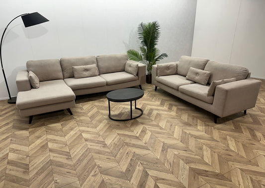 Umix Licht Grijze Banken Set ~ Losse Kussens Met Afneembare Hoezen