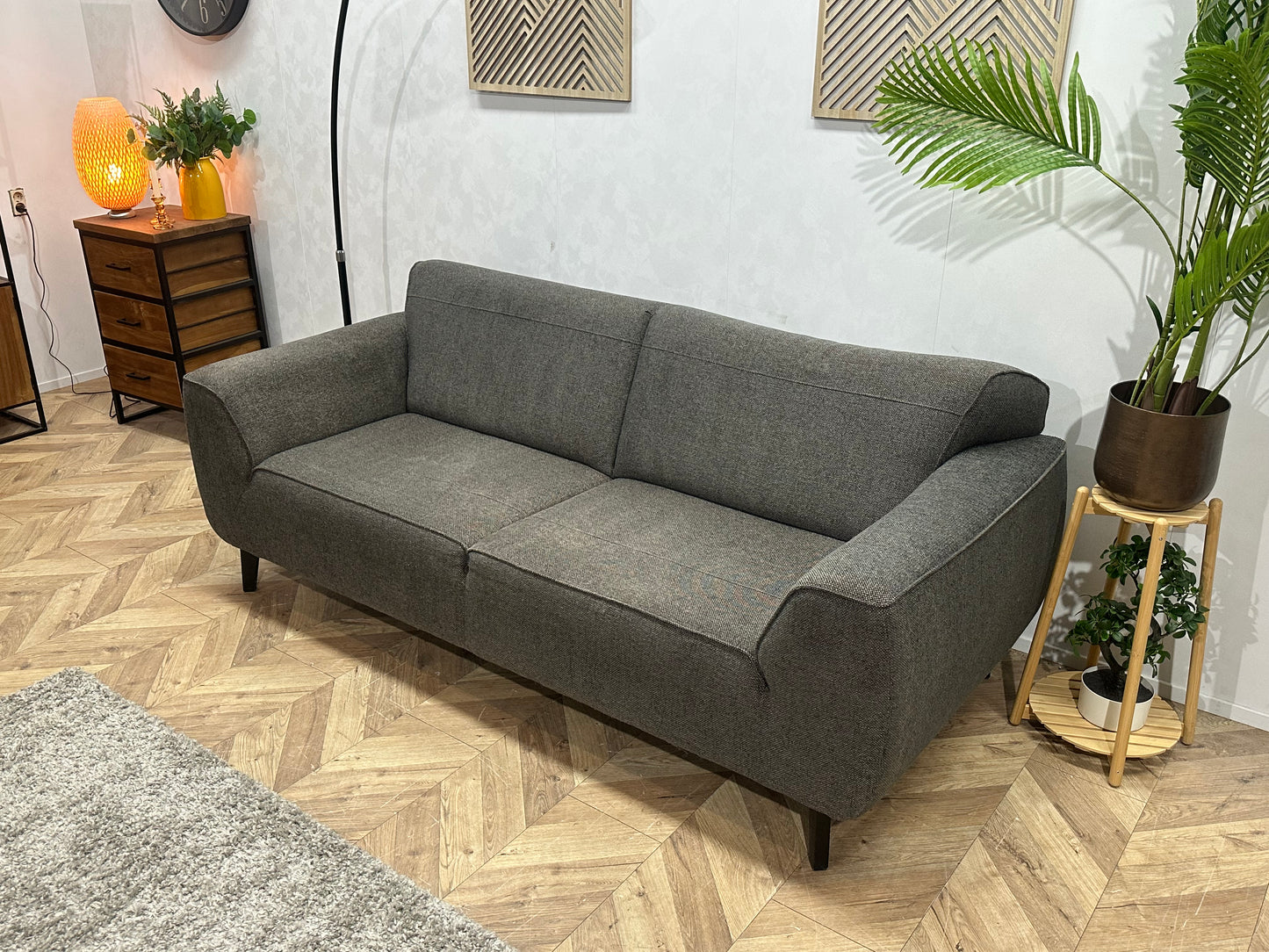 Xooon Grijze 2.5-Zits ~ Vaste Kussens