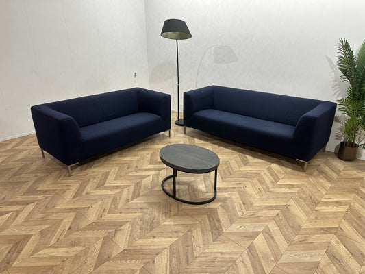 Montèl Blauwe Banken Set ~ Vaste Kussens