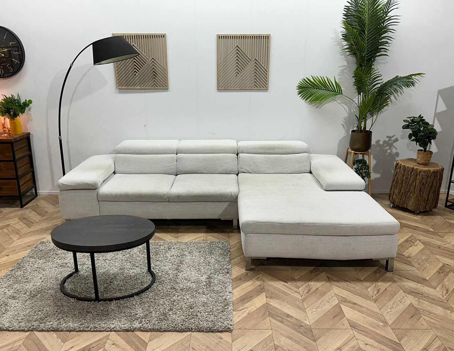 Licht Grijze Hoekbank ~ Inruilvoordeel