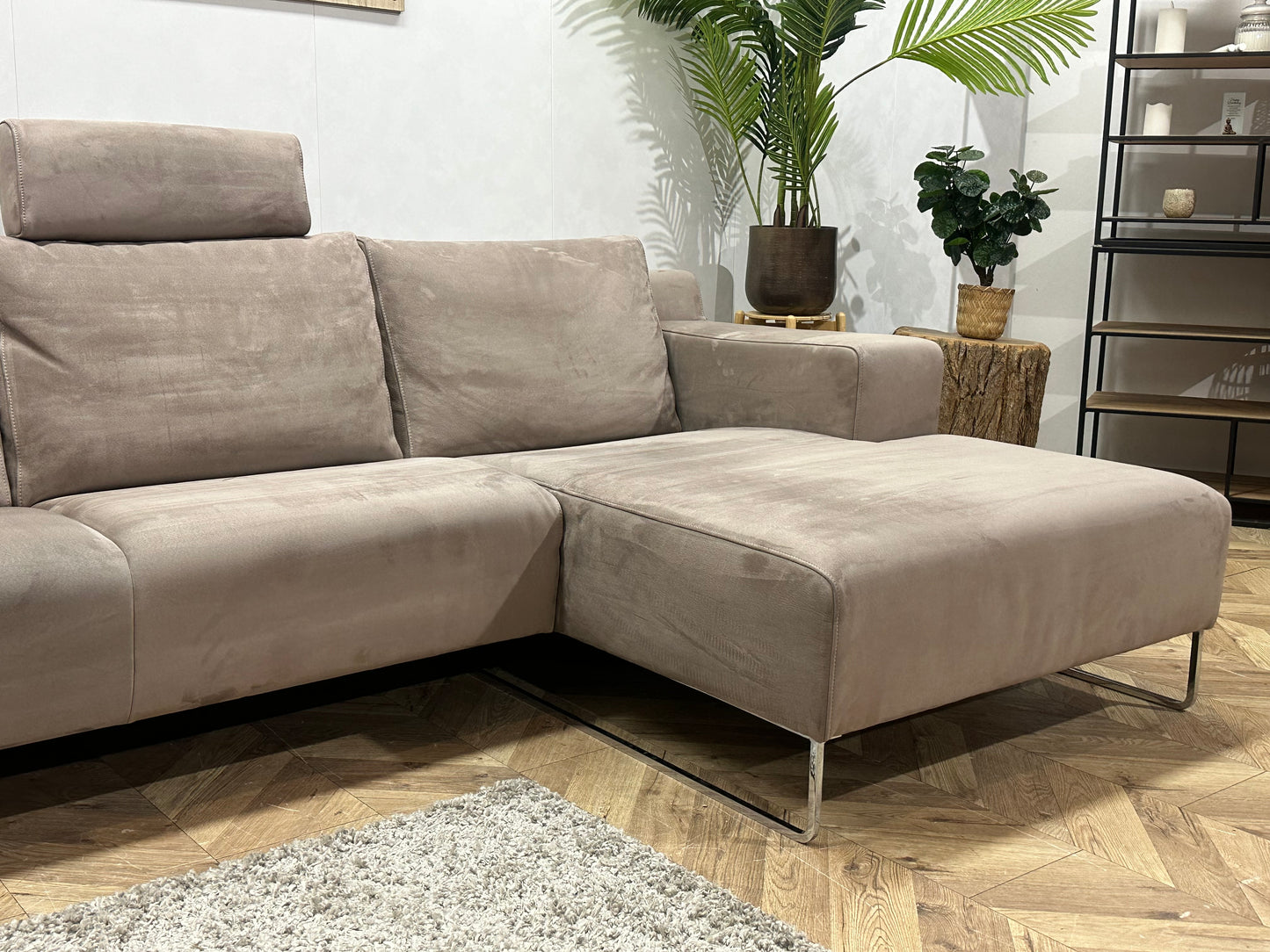 Montèl Licht Bruine Hoekbank ~ Nieuwstaat