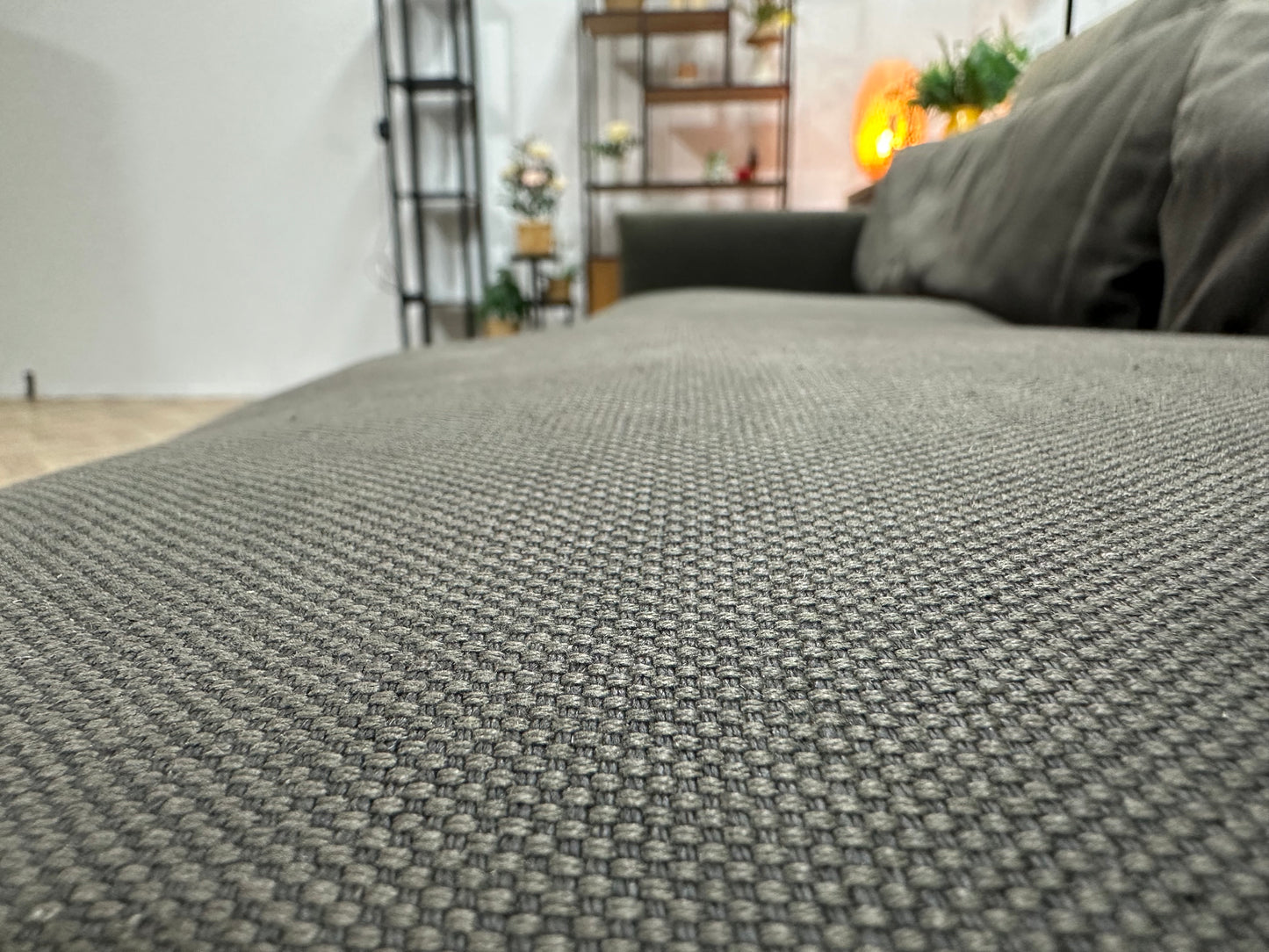 Linteloo Grijze/Groene 2.5-Zits Bank Inc Hocker ~ Losse Kussens Met Afneembare Hoezen