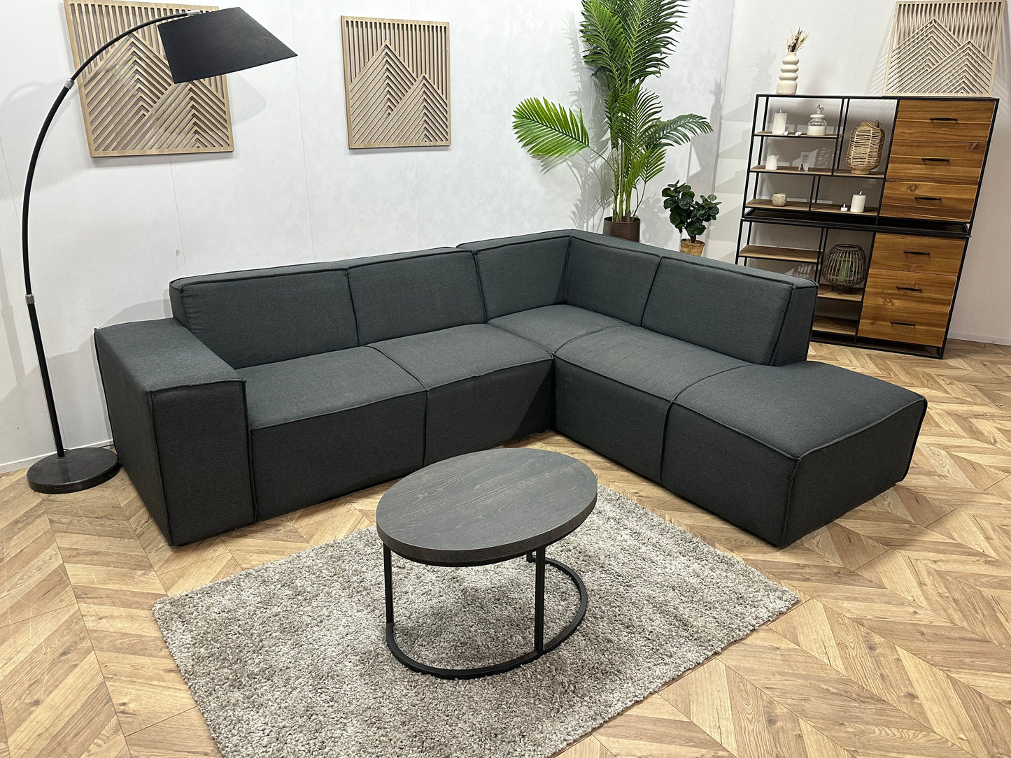 Antraciet Hoekbank ~ Inruilvoordeel