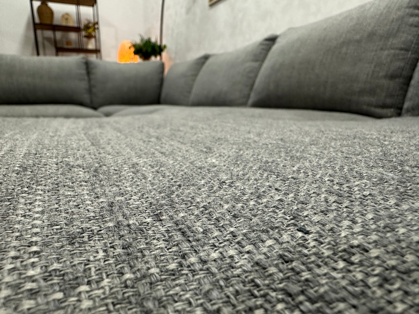 Montèl Licht Grijze U Bank ~ Losse Kussens Met Afneembare Hoezen