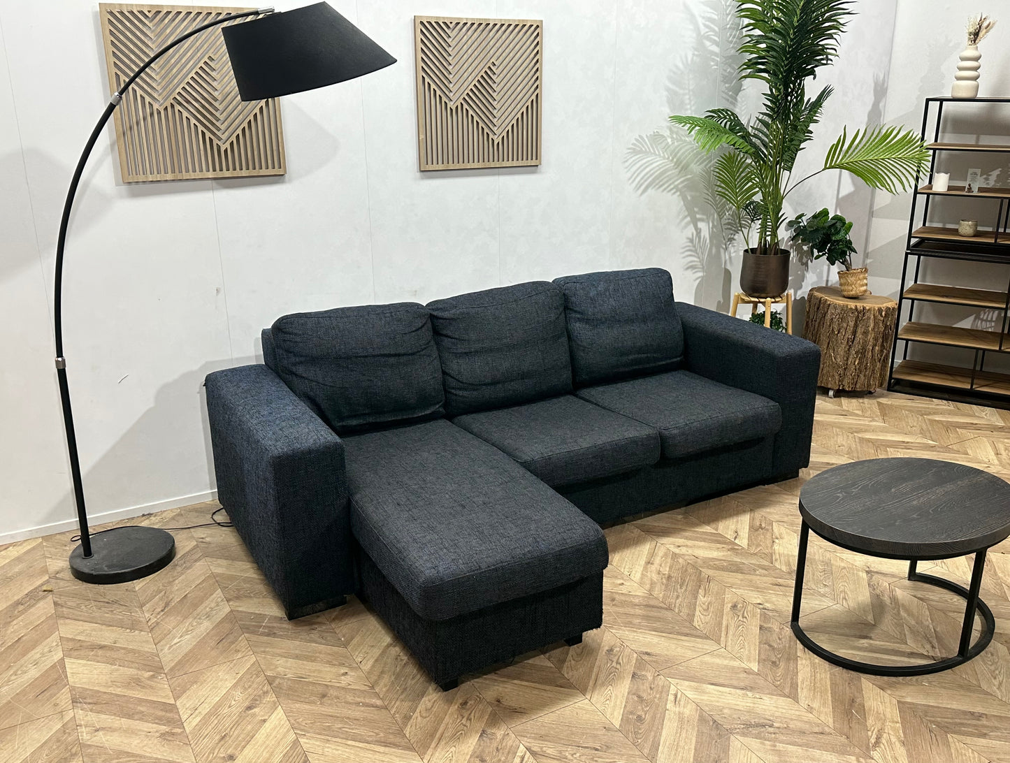 Antraciet Hoekbank ~ Losse Kussens Met Afneembare Hoezen