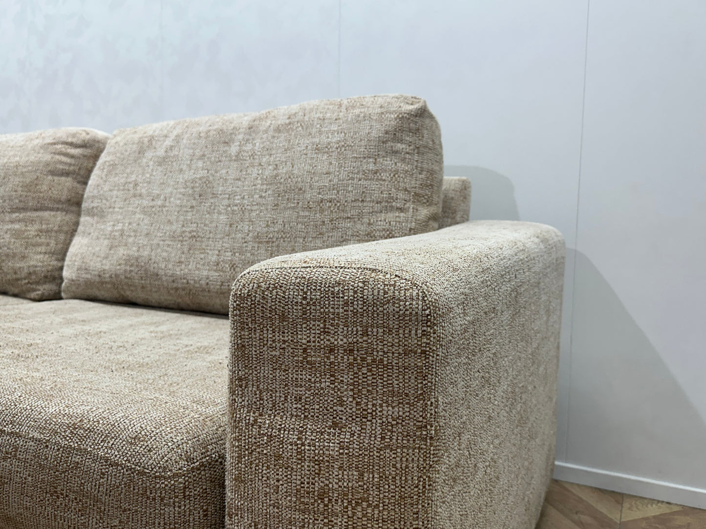 Licht Beige Hoekbank ~ Losse Kussens Met Afneembare Hoezen