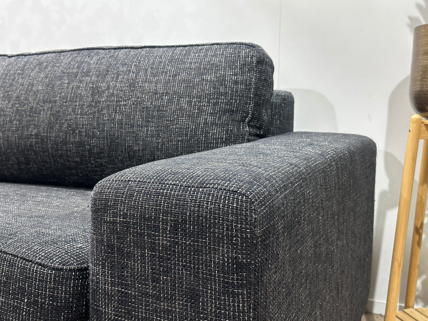 Antraciet Hoekbank ~ Losse Kussens Met Afneembare Hoezen