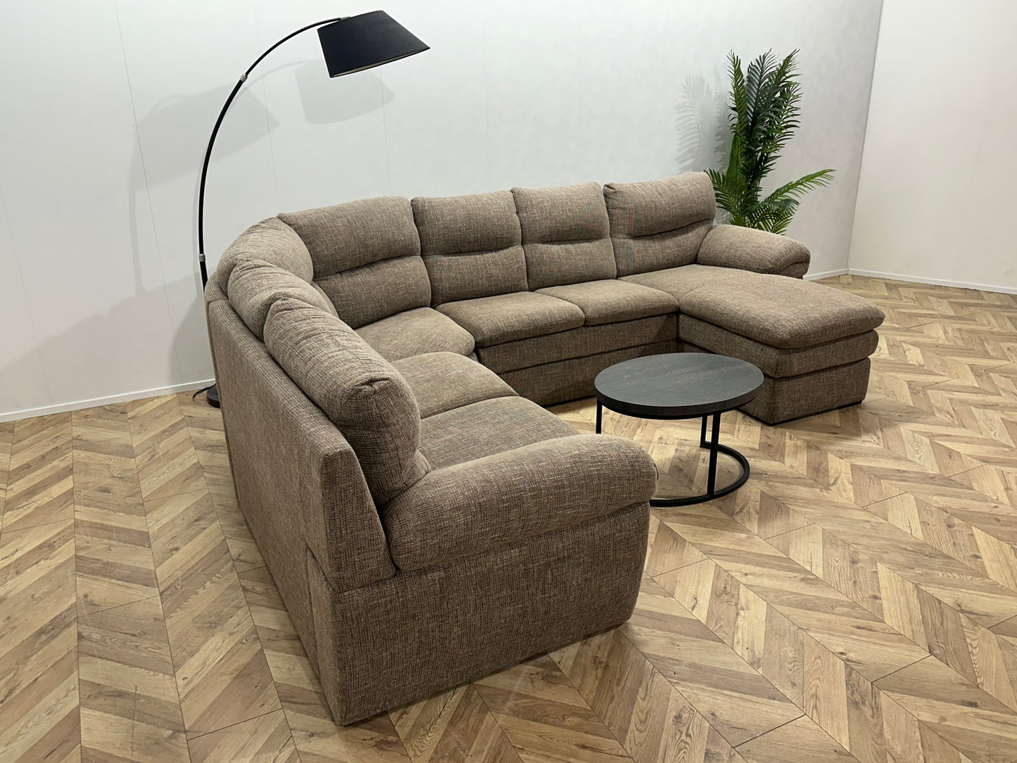 Beige U Bank ~ Vaste Kussens