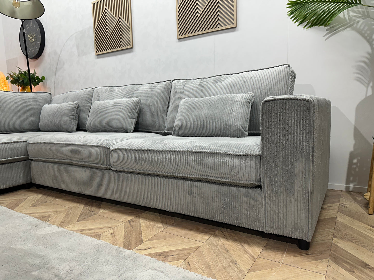 Hoekbank Amsterdam Ribstof