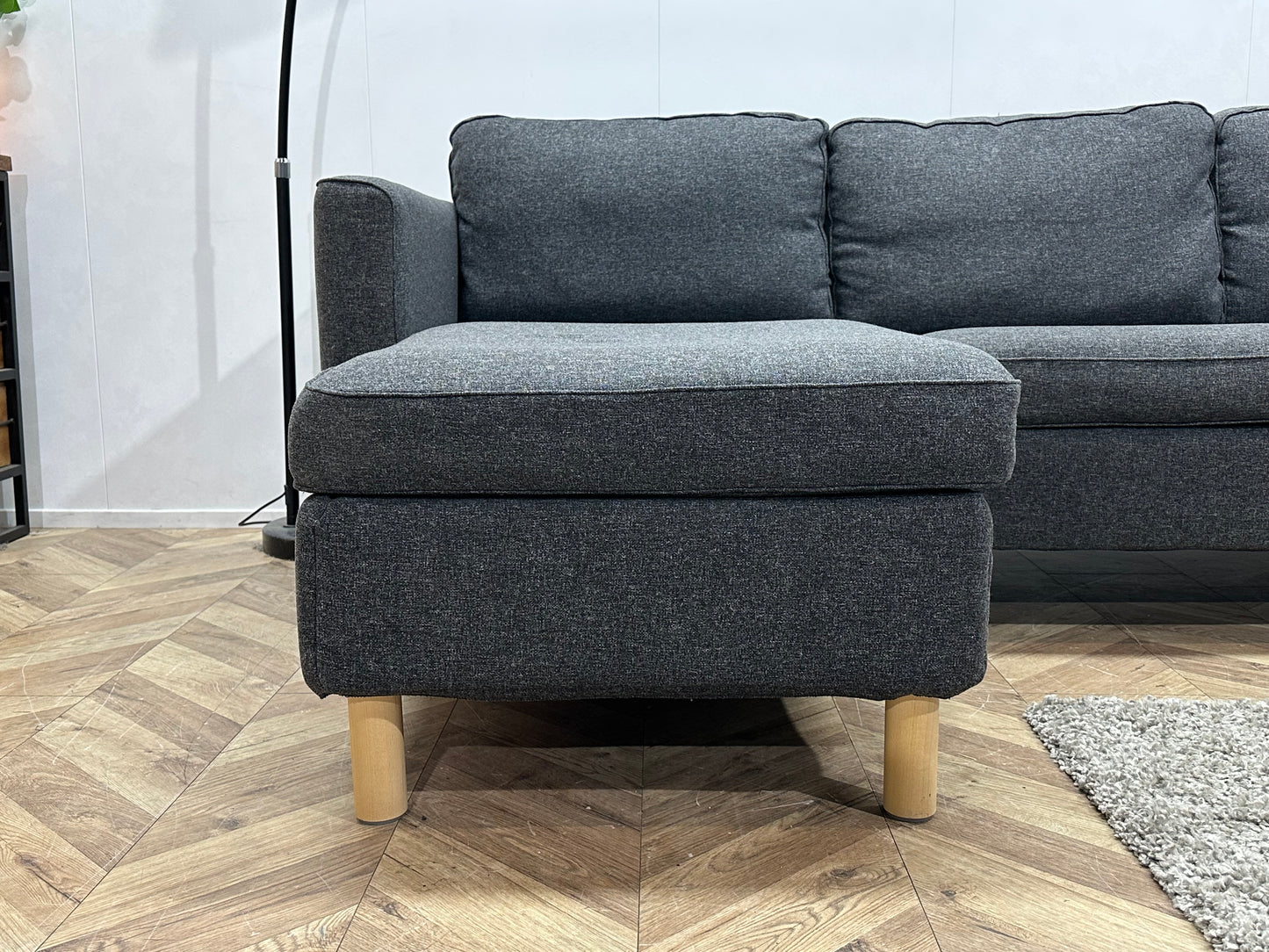 Antraciet Hoekbank ~ Meerdere Opstellingen