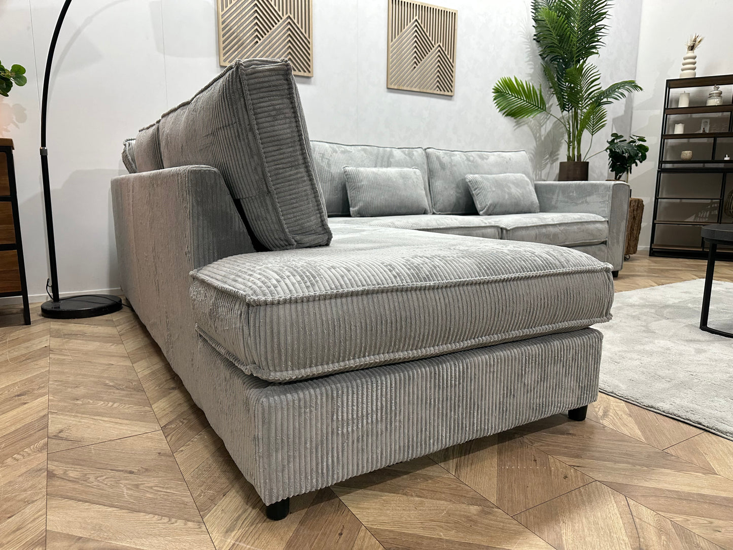 Hoekbank Amsterdam Ribstof