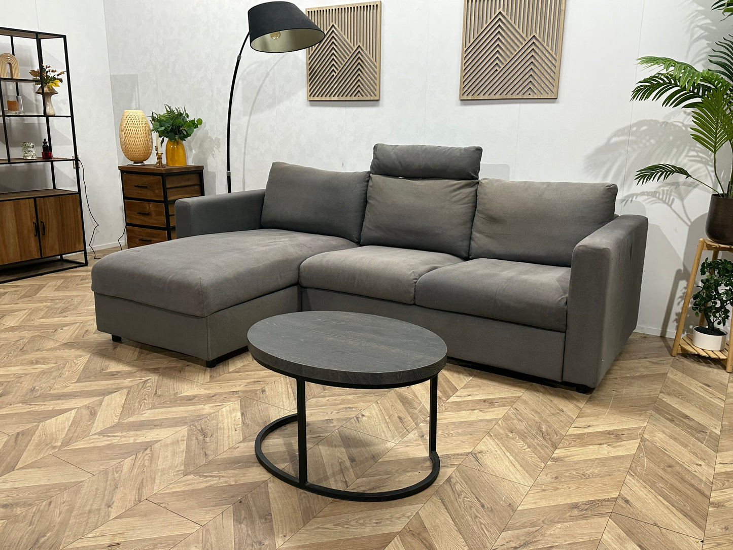 Grijze Hoekbank ~ Opbergruimte ~ Inruilvoordeel