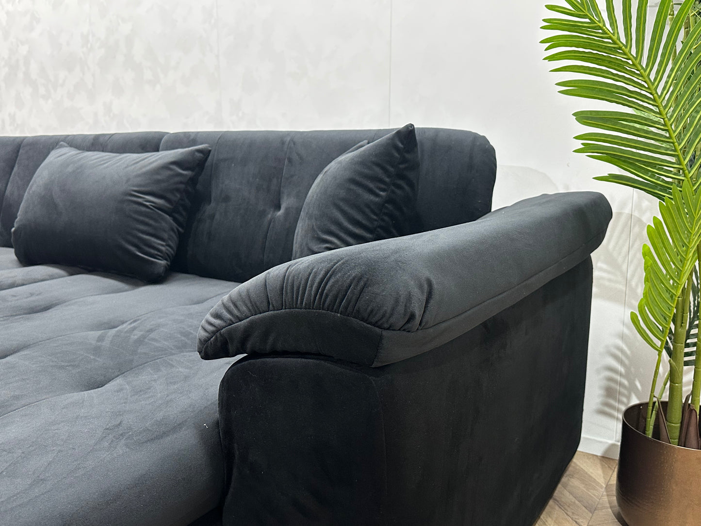 !Showroommodel! Zwart Velvet U Bank