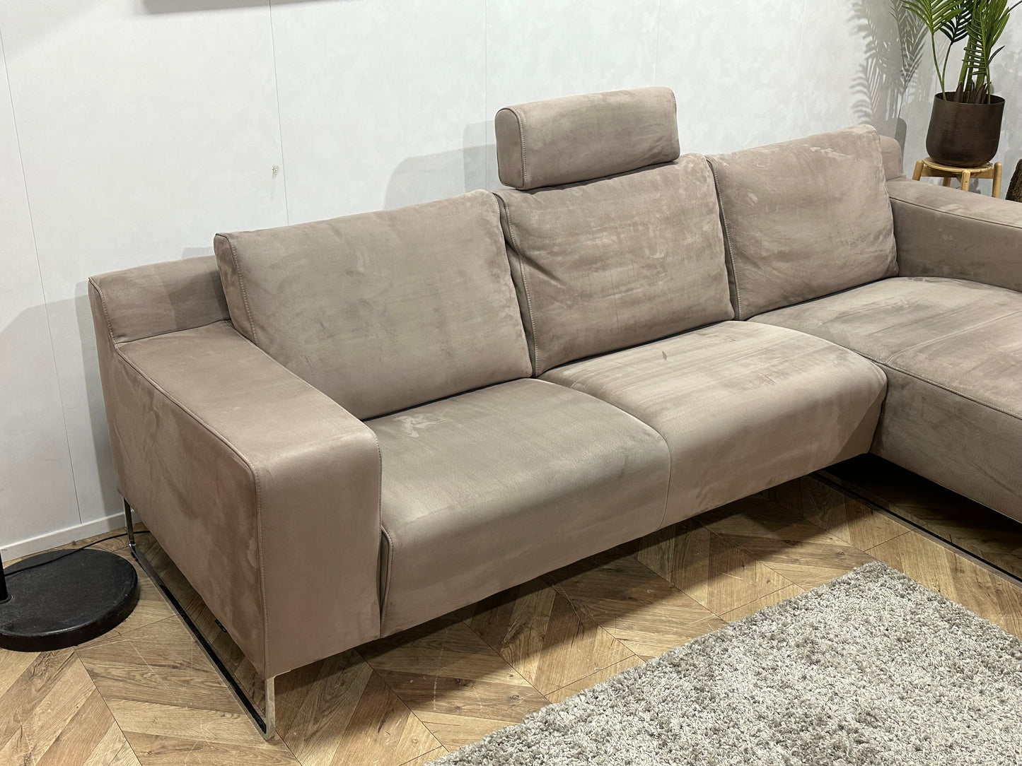 Montèl Licht Bruine Hoekbank ~ Nieuwstaat