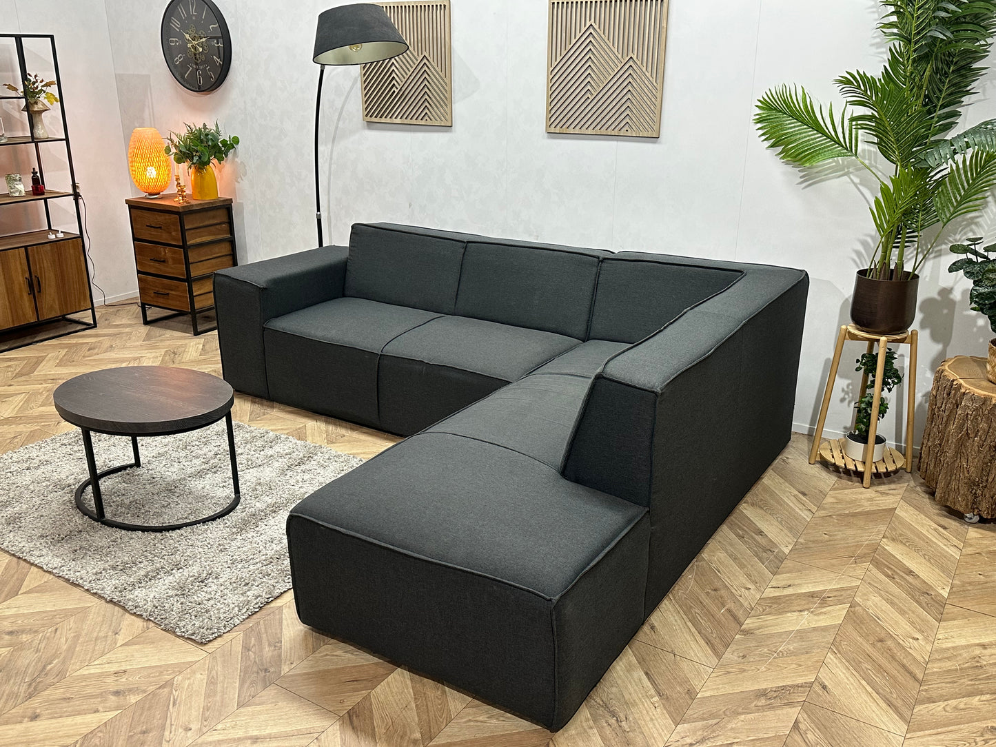 Antraciet Hoekbank ~ Inruilvoordeel
