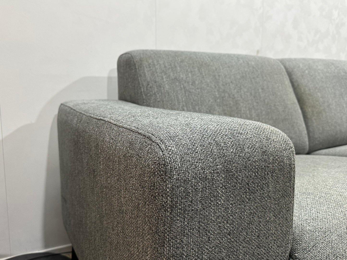 Licht Grijze U Bank ~ Vaste Kussens