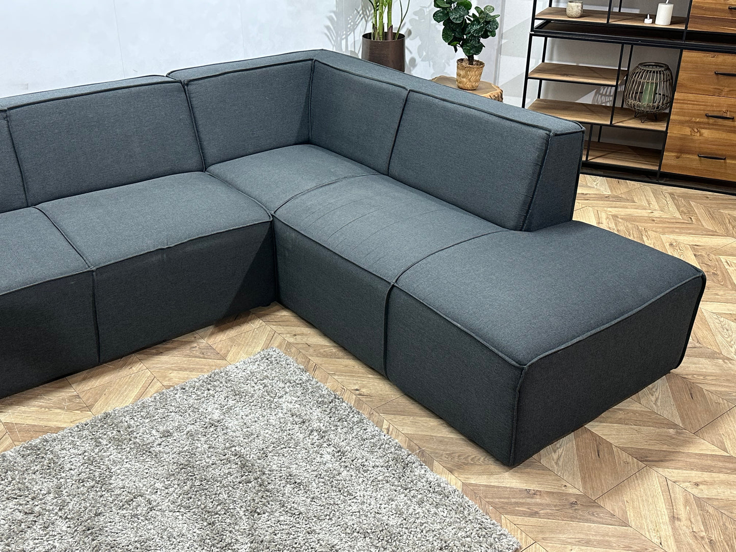 Antraciet Hoekbank ~ Inruilvoordeel