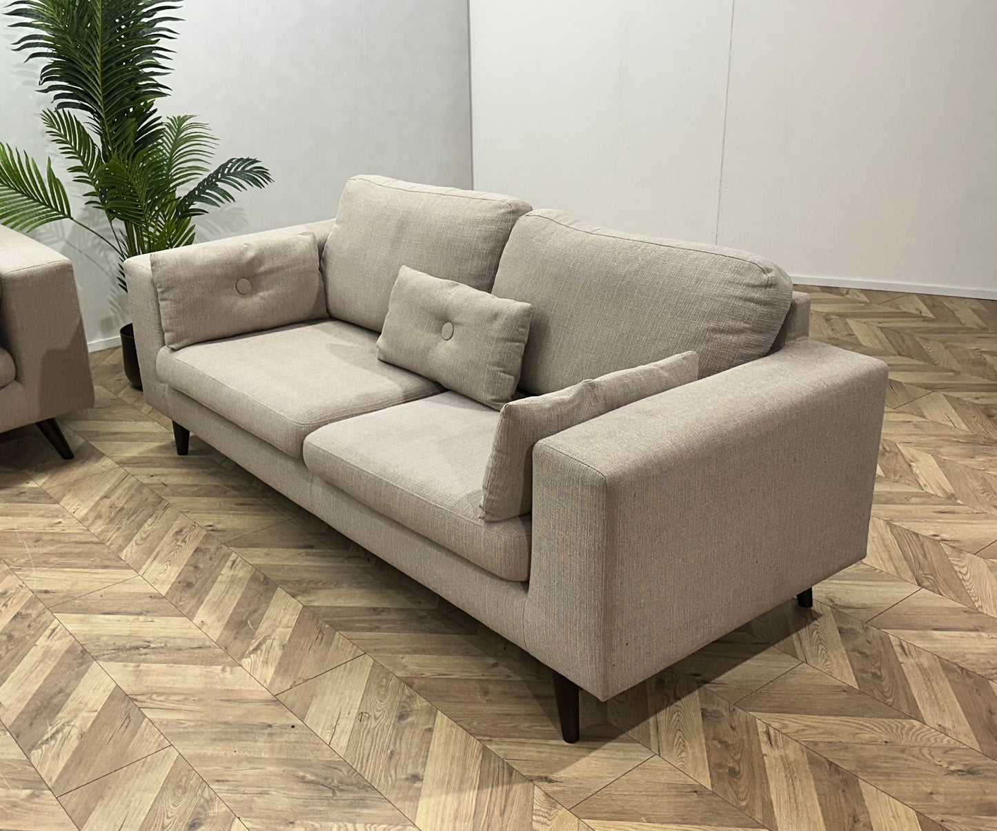 Umix Licht Grijze Banken Set ~ Losse Kussens Met Afneembare Hoezen